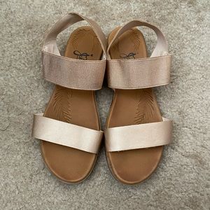 JellyPop Rose Gold Sandals